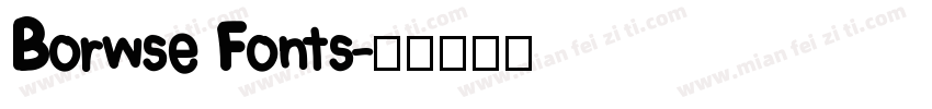 Borwse Fonts字体转换